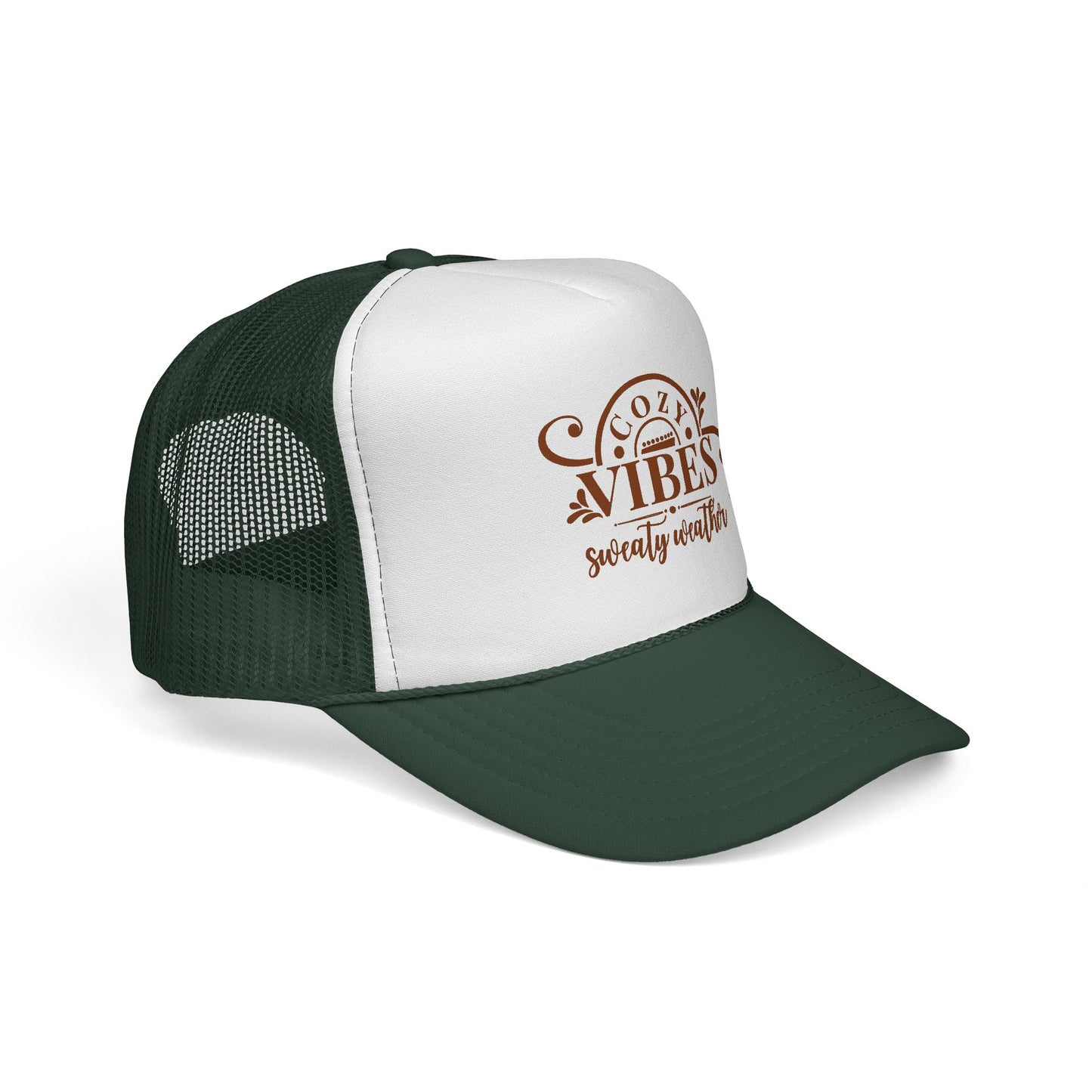 Cozy Vibes, Sweaty Weather Trucker Hat