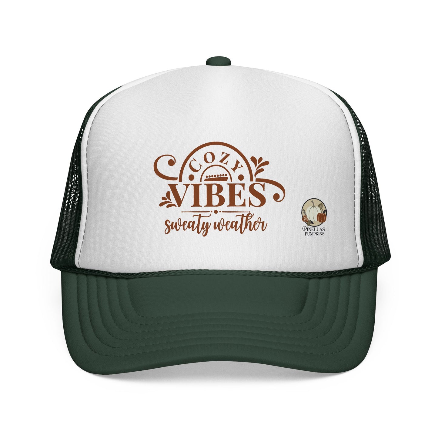 Cozy Vibes, Sweaty Weather Trucker Hat