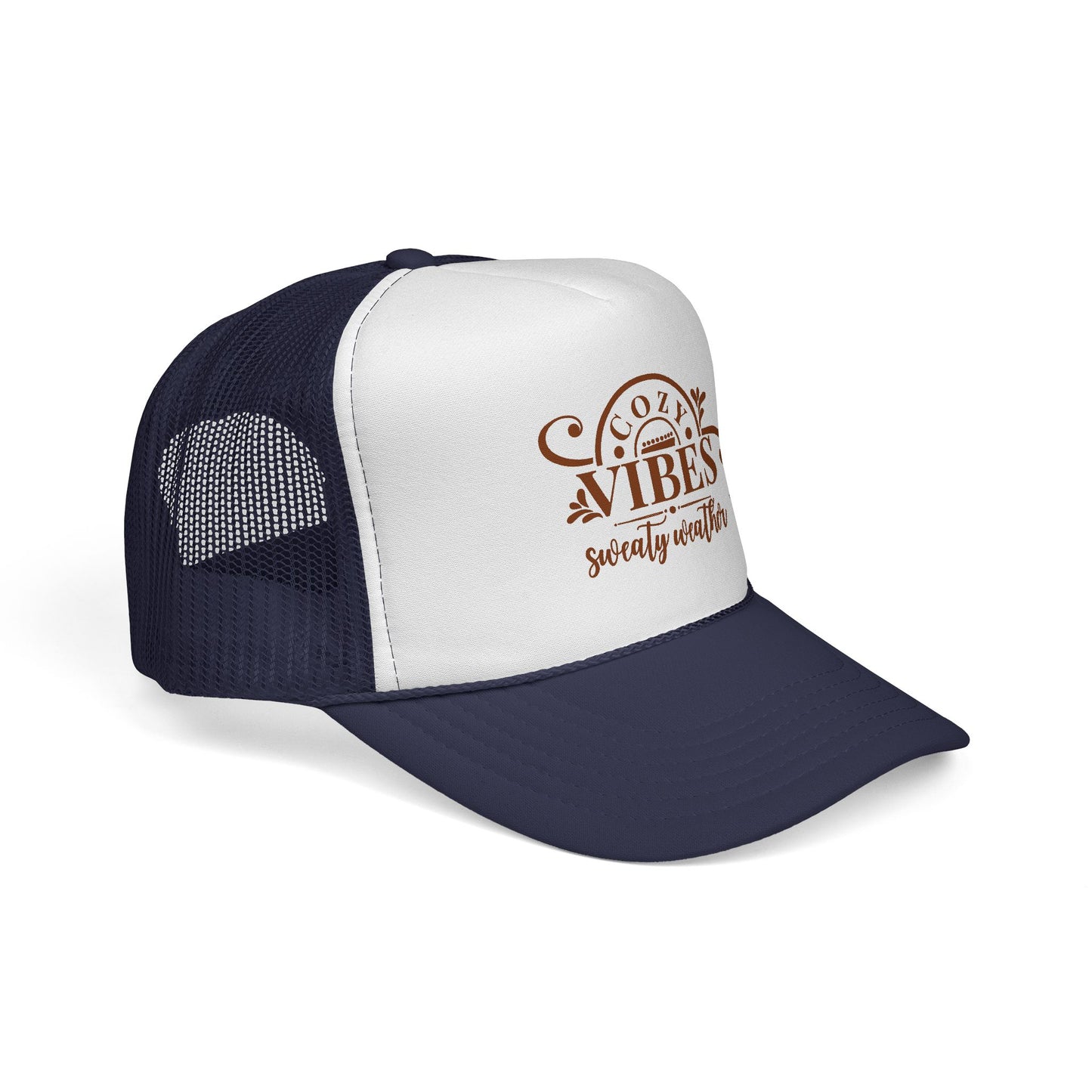 Cozy Vibes, Sweaty Weather Trucker Hat