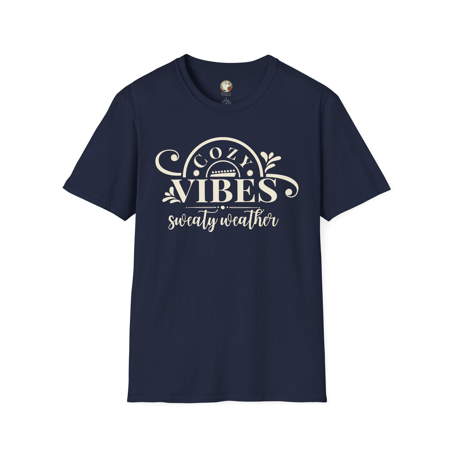 Cozy Vibes, Sweaty Weather Women’s Softstyle Tee