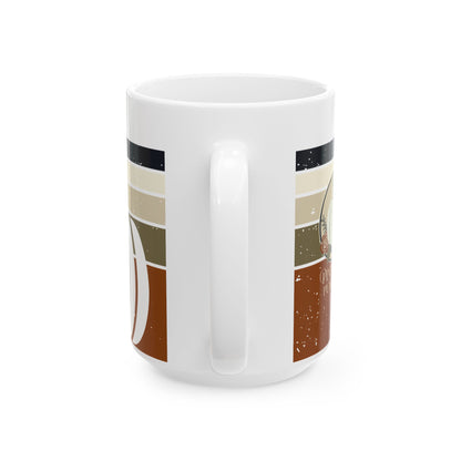 Mug - Palm Tree Pumpkin Fall Vibes Florida-Style Ceramic Mug (11oz, 15oz)