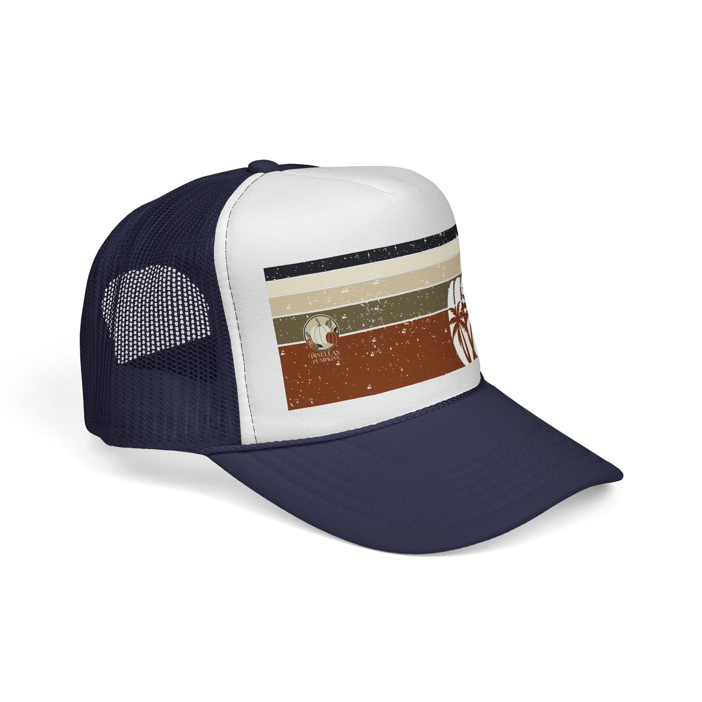 Palm Tree Pumpkin Florida Fall Trucker Hat