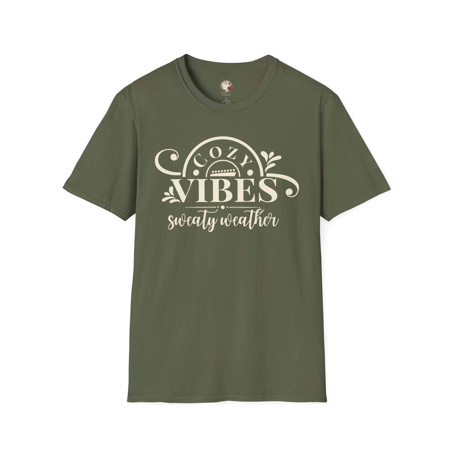 Cozy Vibes, Sweaty Weather Women’s Softstyle Tee