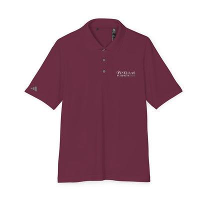 Dark adidas Polo Shirt - Pinellas Pumpkins Logo Design