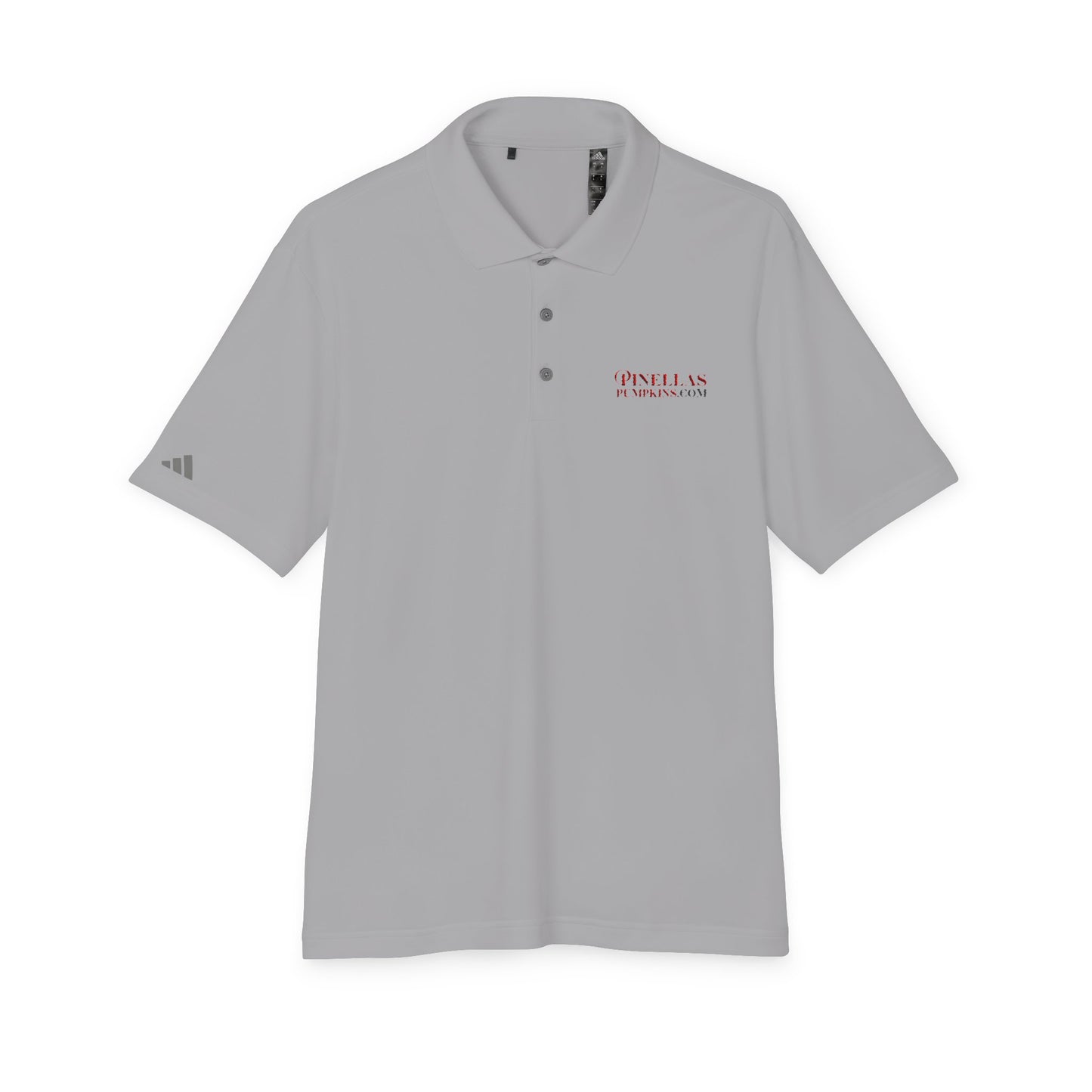 Light adidas Polo Shirt - Pinellas Pumpkins Logo Design