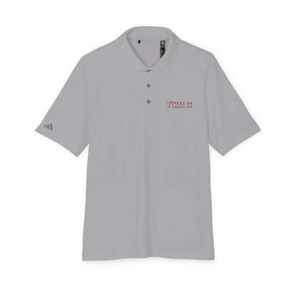Light adidas Polo Shirt - Pinellas Pumpkins Logo Design