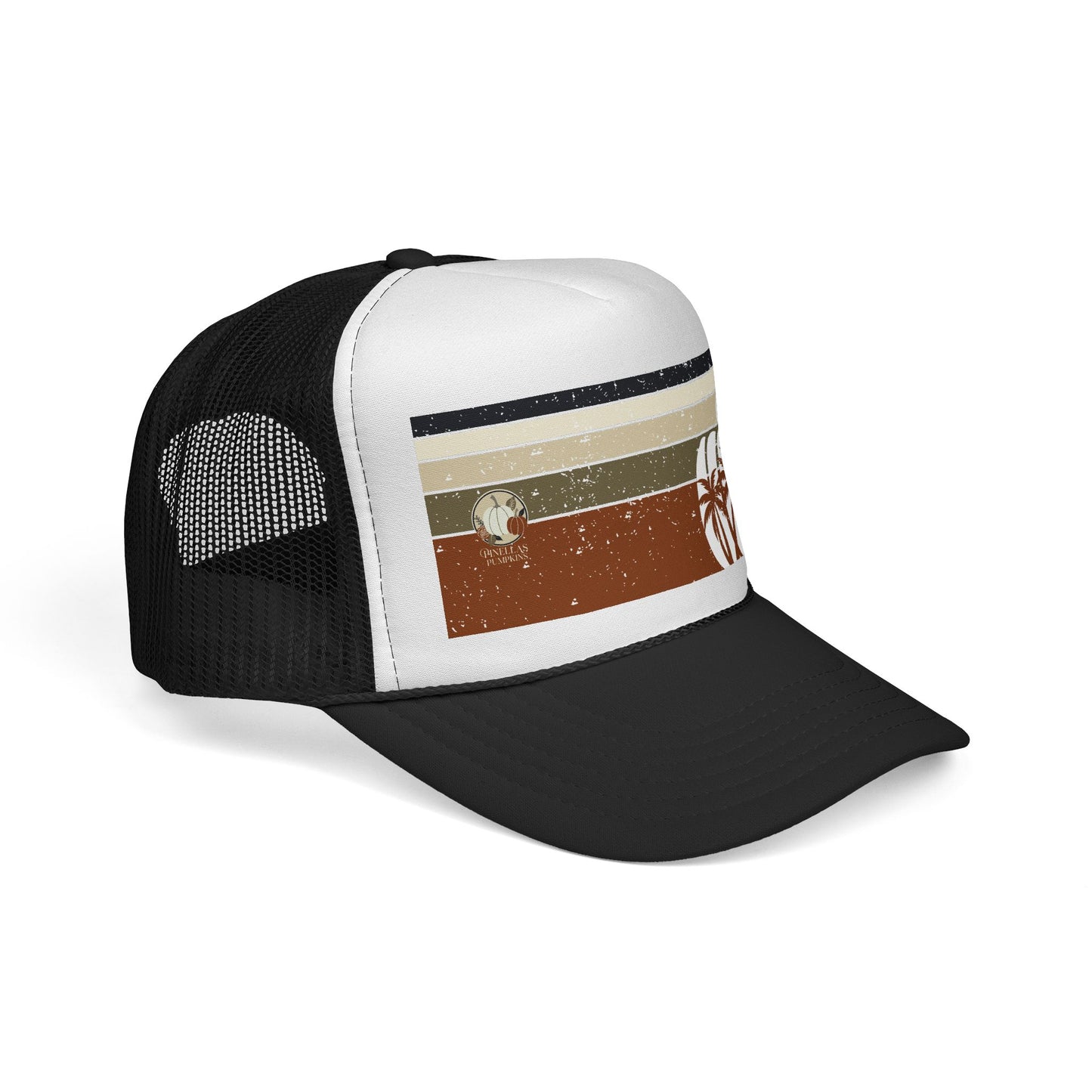 Palm Tree Pumpkin Florida Fall Trucker Hat