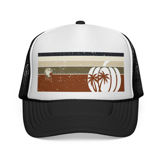 Palm Tree Pumpkin Florida Fall Trucker Hat