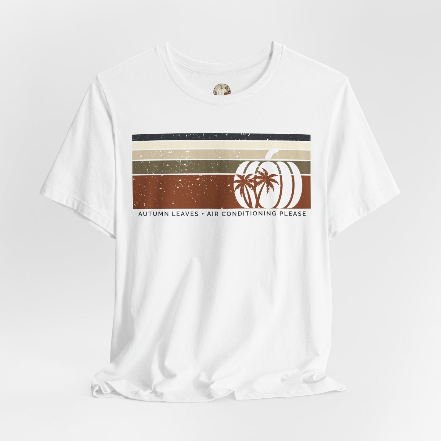 Autumn Leaves and Air Conditioning Please Unisex Jersey Short Sleeve Tee