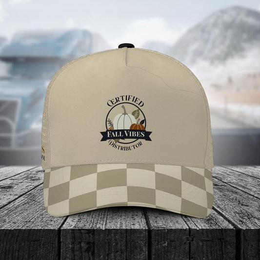 Certified Fall Vibes Distributor Trucker Cap